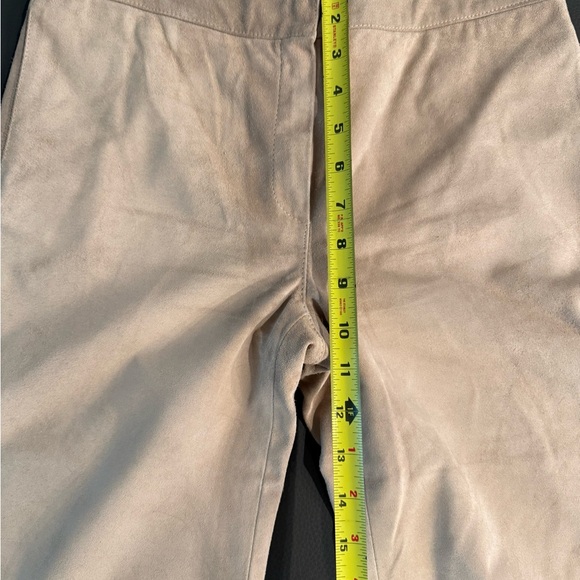 Retro Marni Made In Italy Suede Leather Color Block Pants Size 8 - Picture 10 of 10